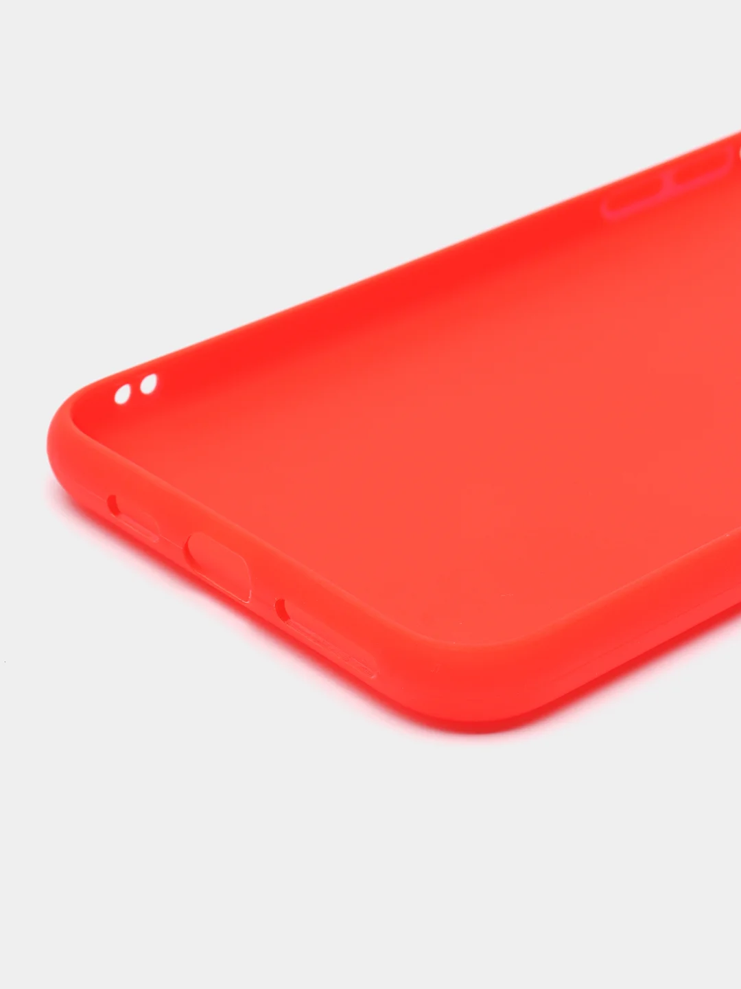 Красный чехол для iPhone 11 Pro Max, силиконовый, матовый, однотонный