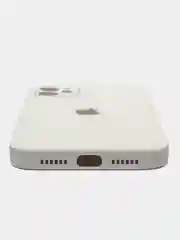 Молочный чехол силиконовый для iPhone 11, со стеклянной панелью, с защитой для камеры