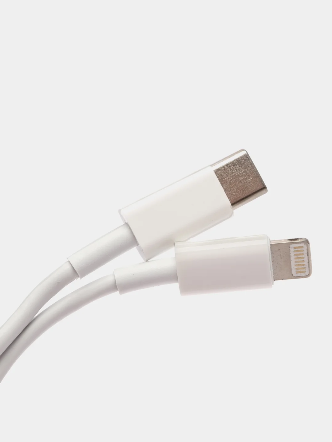 Белый зарядное устройство для iPhone с кабелем Type-C/Lightning, PD 20W (для устройств Apple)