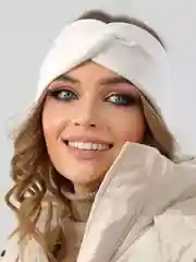 Повязка на голову / Теплая повязка на голову / Чалма / Повязка вязаная