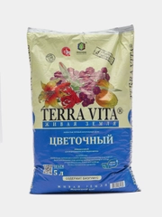 Грунт Живая земля "Цветочная" 5 л, для комнатных цветов, для рассады