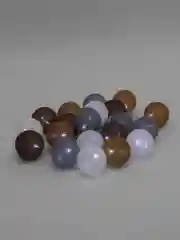 Гирлянда Нить 5 м с насадками "Клубки кремовые" IP20, 20 LED, свечение тёплое белое, 220 В