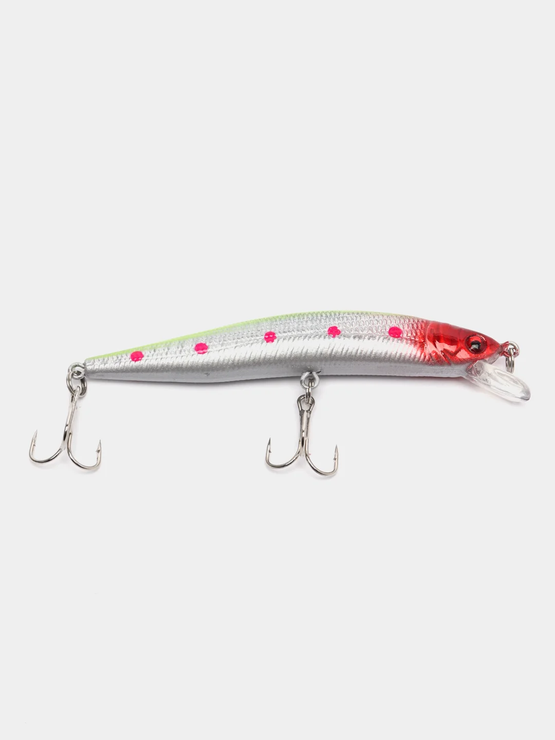 Розовый воблер для рыбалки minnow минноу 10 см, 8,4 гр, с заглублением