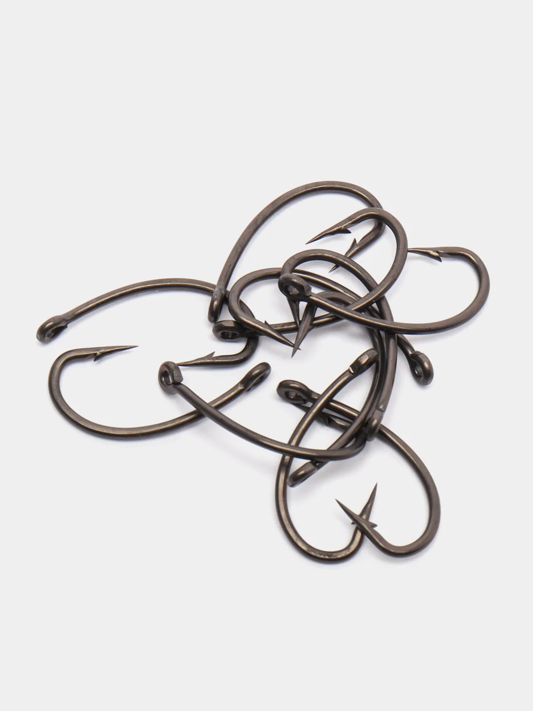 Зеленый карповые крючки для рыбалки, 10 штук, Krank, Сlawe, Wide gape, Kurv Shank, Chod Rig