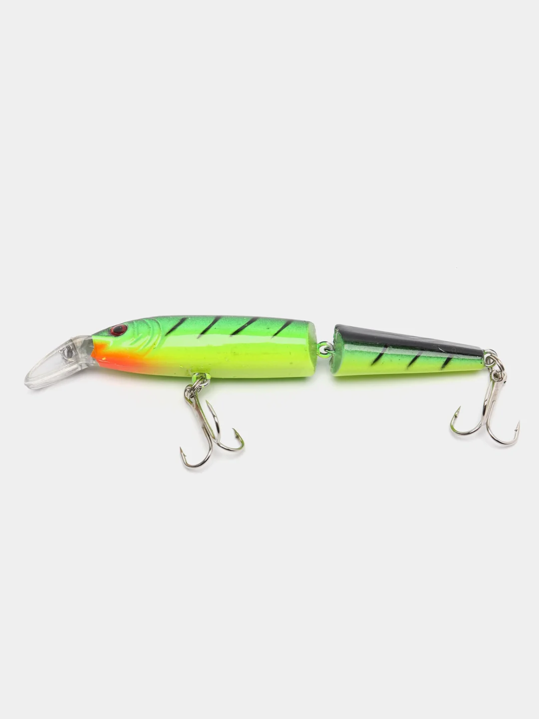 Зеленый воблер для рыбалки, двухсоставной minnow 10,5 см, 9,2 гр