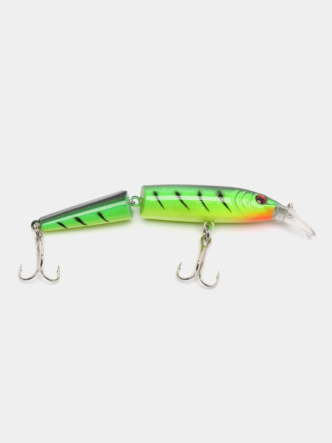 Зеленый воблер для рыбалки, двухсоставной minnow 10,5 см, 9,2 гр
