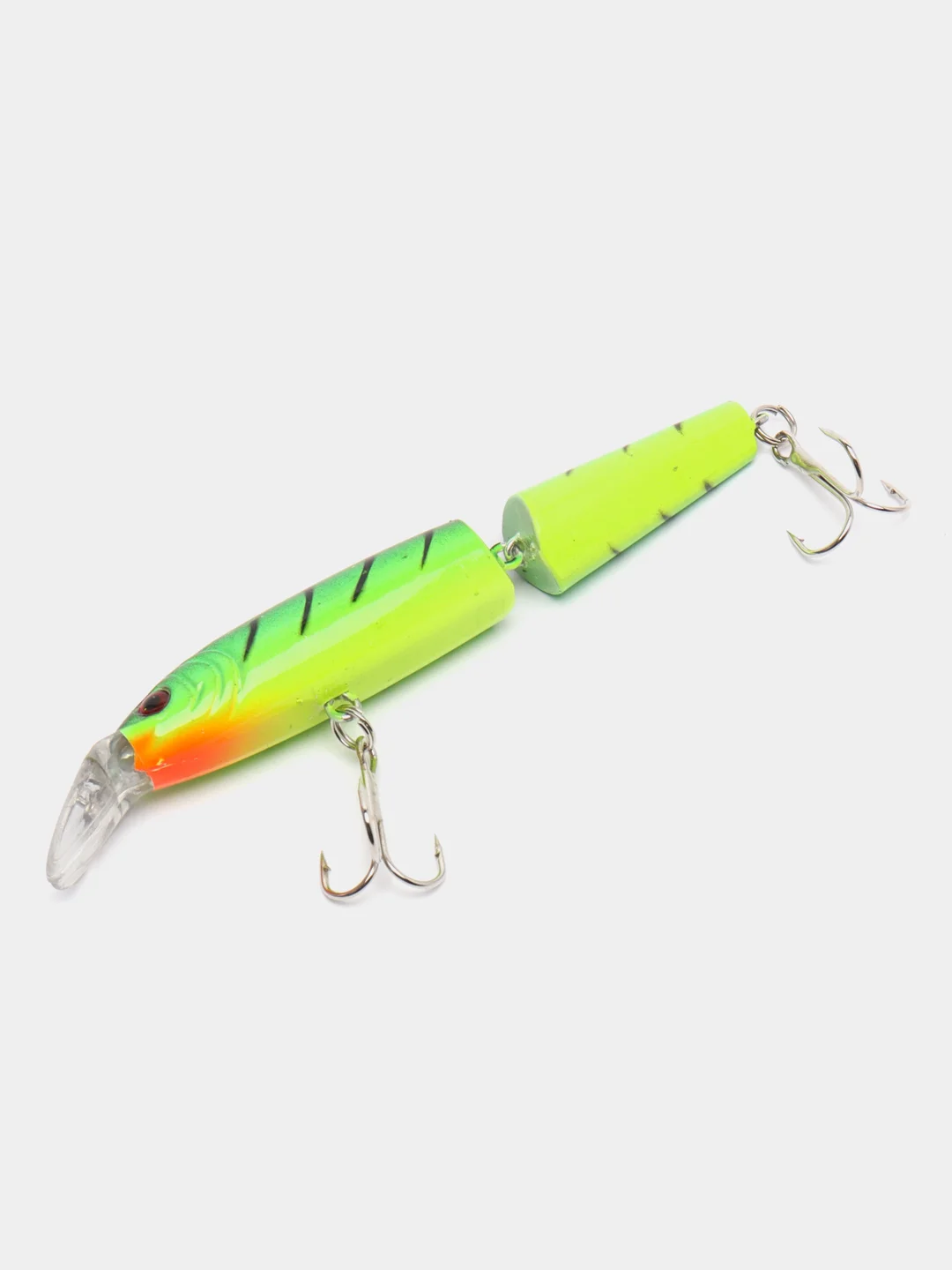 Зеленый воблер для рыбалки, двухсоставной minnow 10,5 см, 9,2 гр