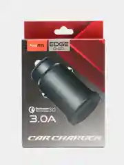 Черный блок питания автомобильный 1 USB FaisON EDGE A-20, 3.0A, QC3.0, быстрая зарядка