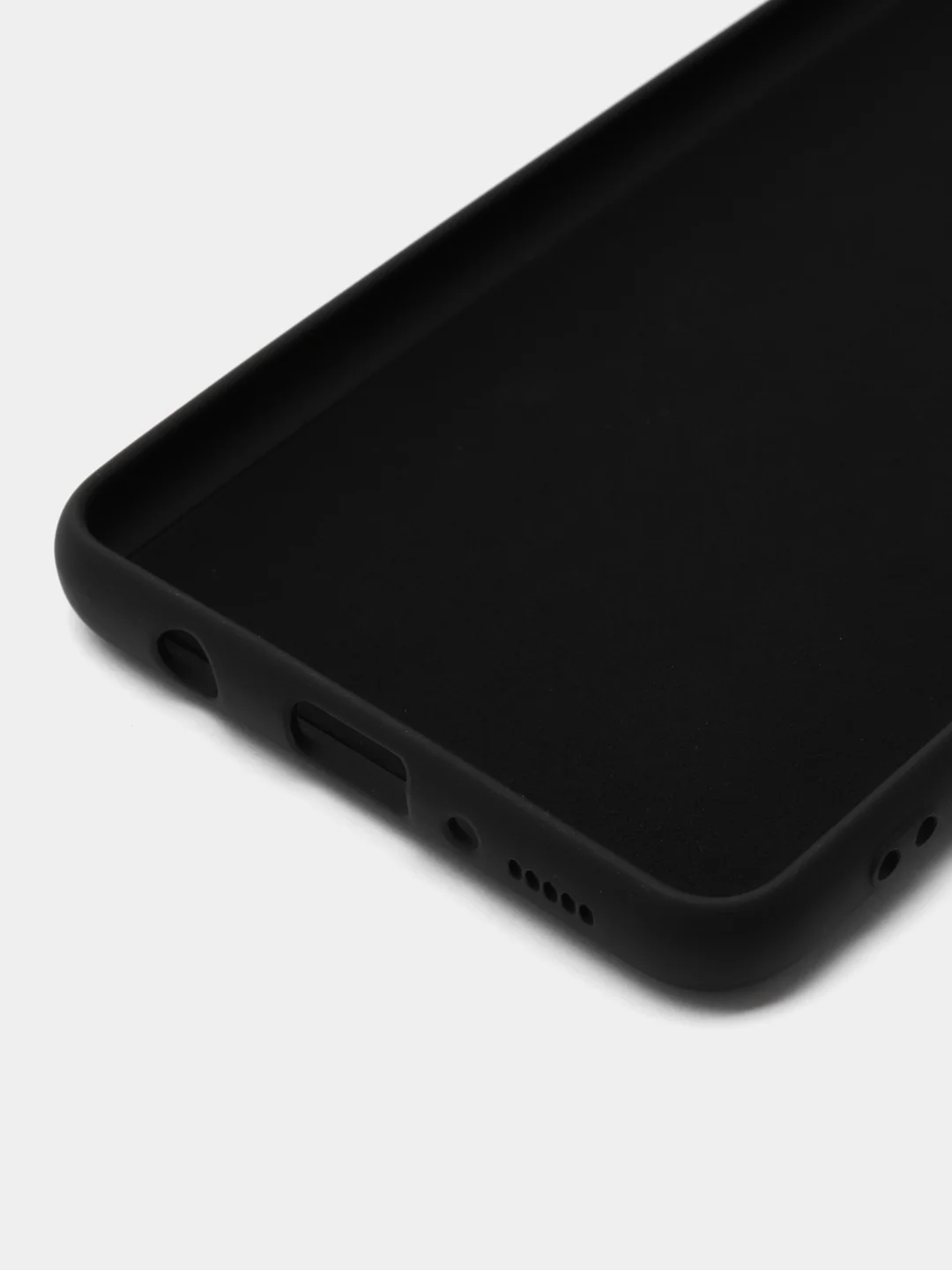 Черный чехол Silicone Case Samsung Note 20
