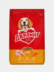 Сухой корм ДАРЛИНГ для взрослых собак, с птицей и овощами, 500 г