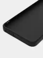 Угольный чехол для Infinix Hot 30i, Инфиникс Хот 30Ай силиконовый, матовый, черный