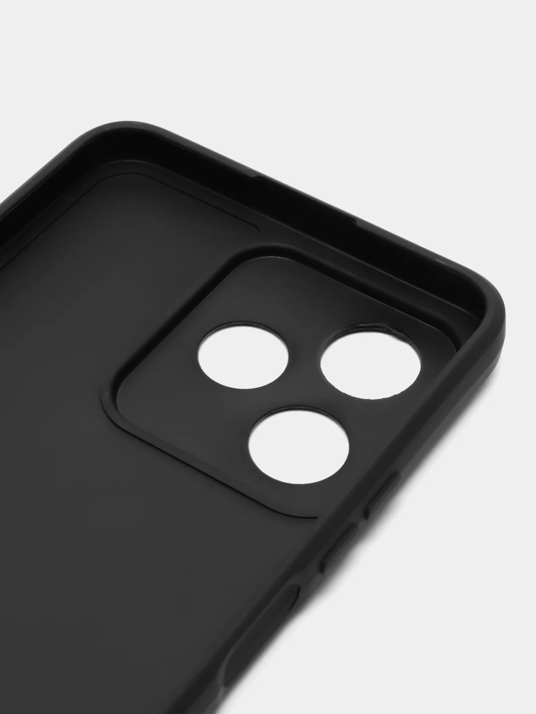Черный чехол для Realme С51, C53 / Реалми С51, С53 / Realme Note 50, силиконовый, матовый, черный