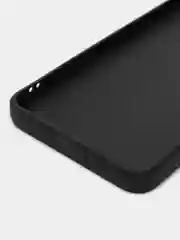 Черный чехол для Redmi Note 12S / Редми Нот 12С силиконовый, матовый, черный