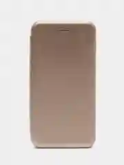 Золотой чехол-книжка для ZTE Blade A3 2020 (ЗТЕ Блейд A3 2020)
