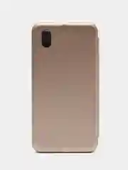 Золотой чехол-книжка для ZTE Blade A3 2020 (ЗТЕ Блейд A3 2020)