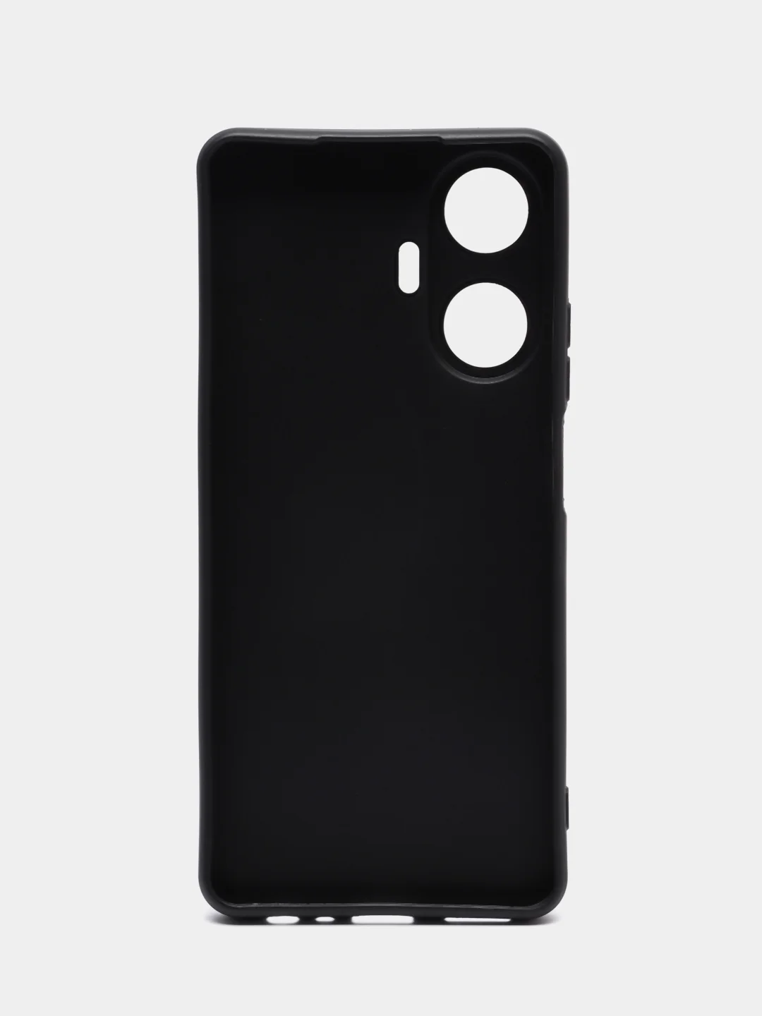Черный чехол для Realme C55 / Реалми С55, силиконовый, матовый, черный