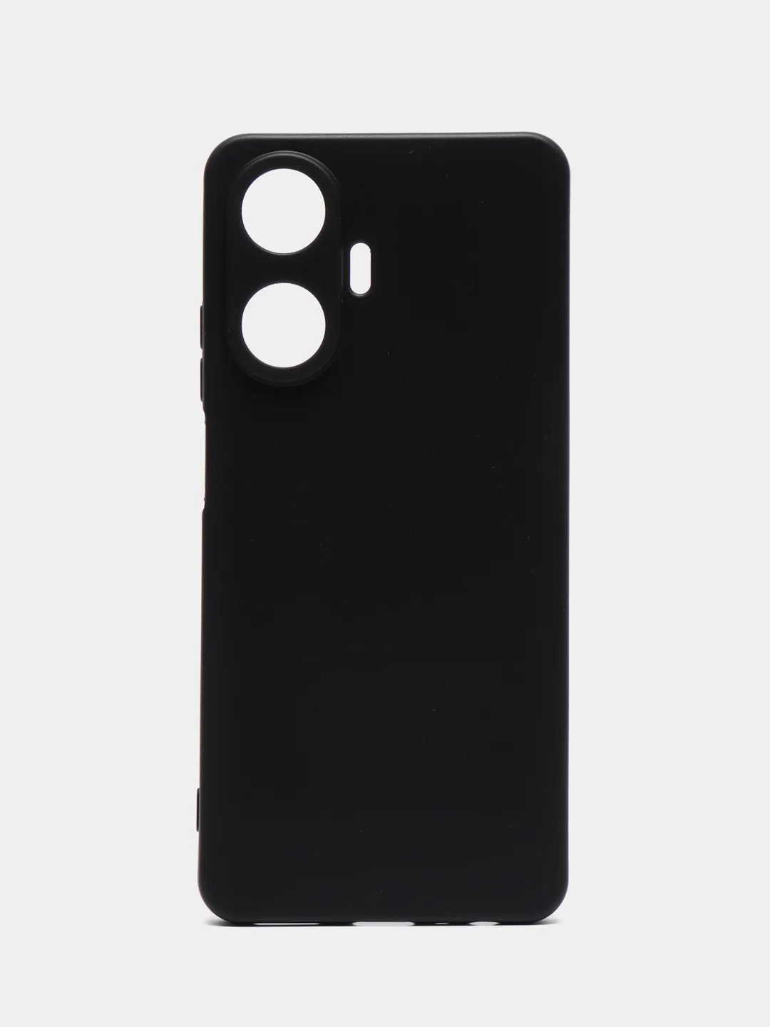Черный чехол для Realme C55 / Реалми С55, силиконовый, матовый, черный