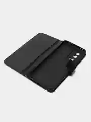 Черный чехол-книжка с магнитной застежкой для Xiaomi POCO F5 Pro (Сяоми Поко Ф5 Про)
