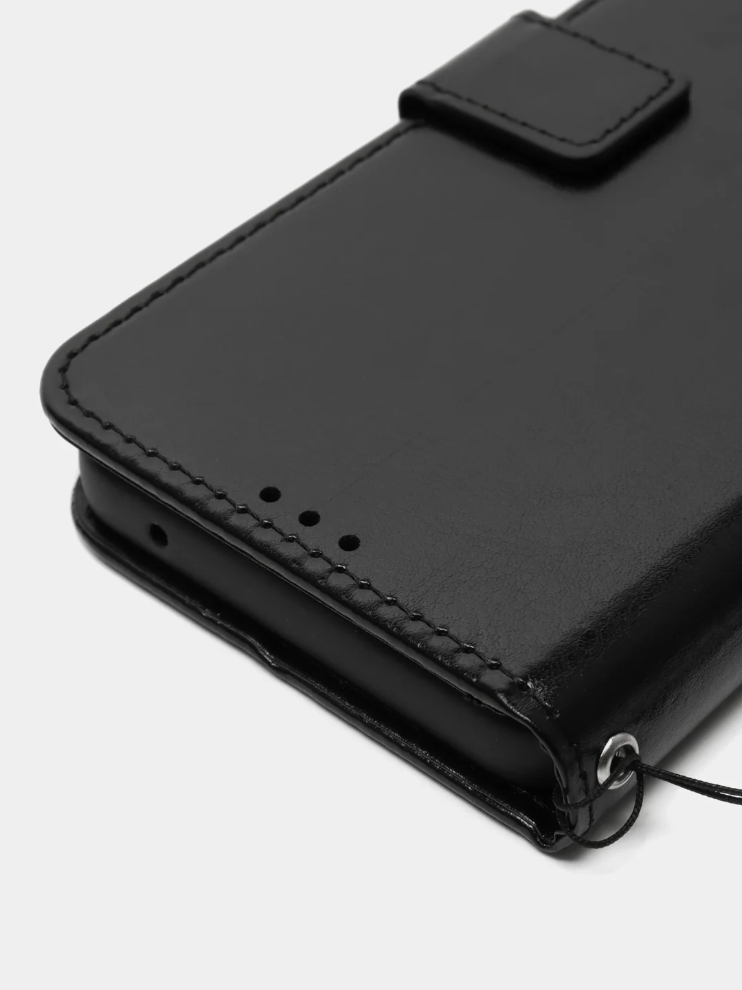 Черный чехол-книжка с магнитной застежкой для Realme 11 5G (Реалми 11 5 Джи)