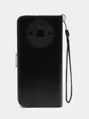 Черный чехол-книжка с магнитной застежкой для Realme 11 5G (Реалми 11 5 Джи)
