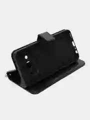 Черный чехол-книжка с магнитной застежкой для Realme 11 5G (Реалми 11 5 Джи)