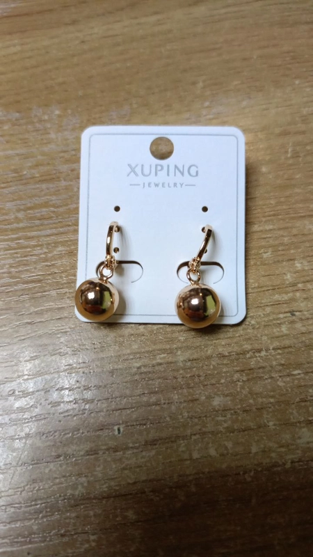 Серьги XUPING гипоаллергенный медицинский сплав