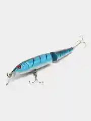 Синий воблер для рыбалки, двухсоставной minnow 10,5 см, 9,2 гр