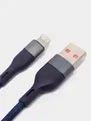 Зеленый кабель зарядный для iPhone lightning, нейлон, 1,2 м, Miccell VQ-D129