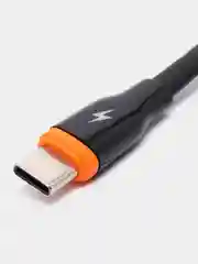 Черный кабель зарядный Type-c 1,2 м, Miccell VQ-D10