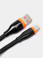 Черный кабель зарядный Type-c 1,2 м, Miccell VQ-D10