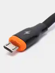 Черный кабель зарядный micro-USB, 1,2 м, Miccell VQ-D10