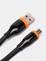 Черный кабель зарядный micro-USB, 1,2 м, Miccell VQ-D10