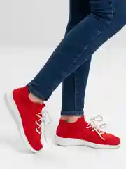 Красный кроссовки женские, для спорта, бега,легкие, сетчатые