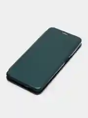 Тёмно-зелёный чехол книжка Samsung J8/A8+/A7/S9/S20/NOTE8/J4/Y9/A12/J6+/S10/A22/M32/A5/A8/S8+/A40/A6/A80