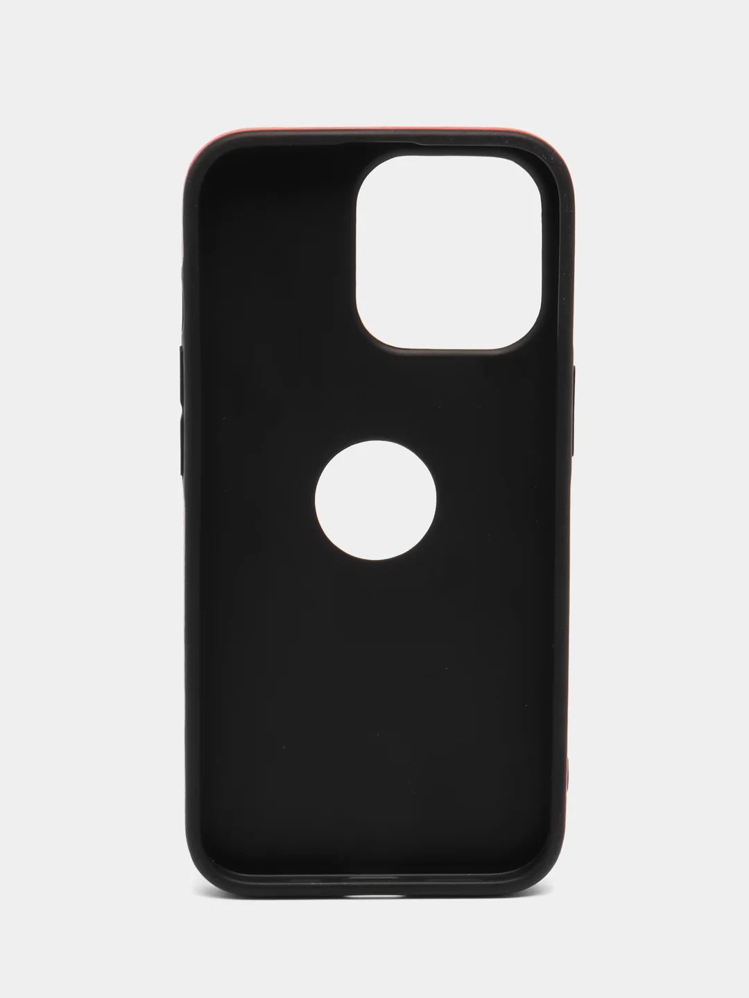 Красный чехол для iPhone 14 / 11 / 12 / 13 Pro Max Plus кожаный на айфон про макс