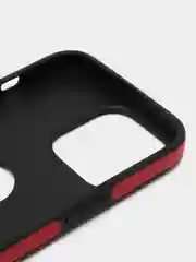 Красный чехол для iPhone 14 / 11 / 12 / 13 Pro Max Plus кожаный на айфон про макс