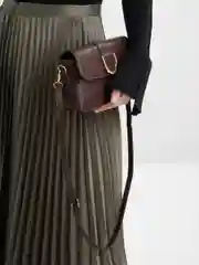 Коричневый женская сумка через плечо