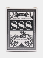 Карты игральные "888" для покера, пластиковые, карты игральные, колода 54 штуки