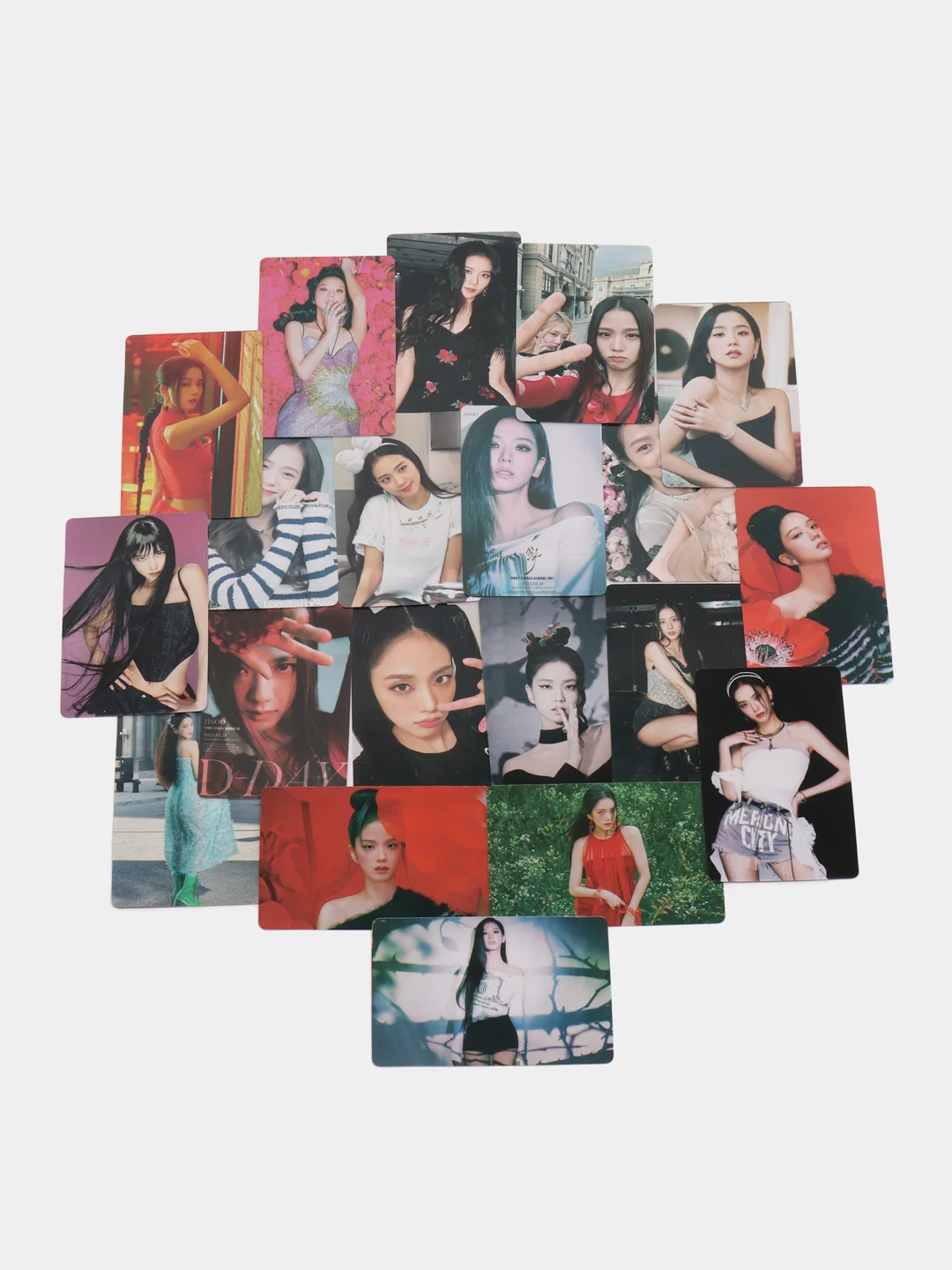 Красный карточки K-Pop Blackpink, 55 штук
