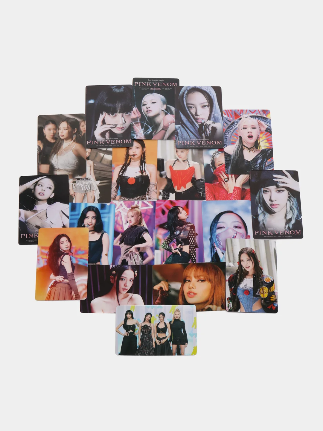 Черный карточки K-Pop Blackpink, 55 штук