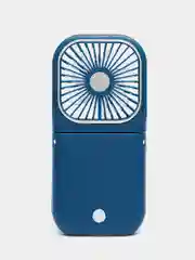 Синий вентилятор портативный, ручной, настольный, карманный, Powerbank