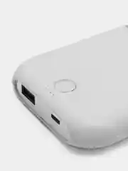 Белый вентилятор портативный, ручной, настольный, карманный, Powerbank