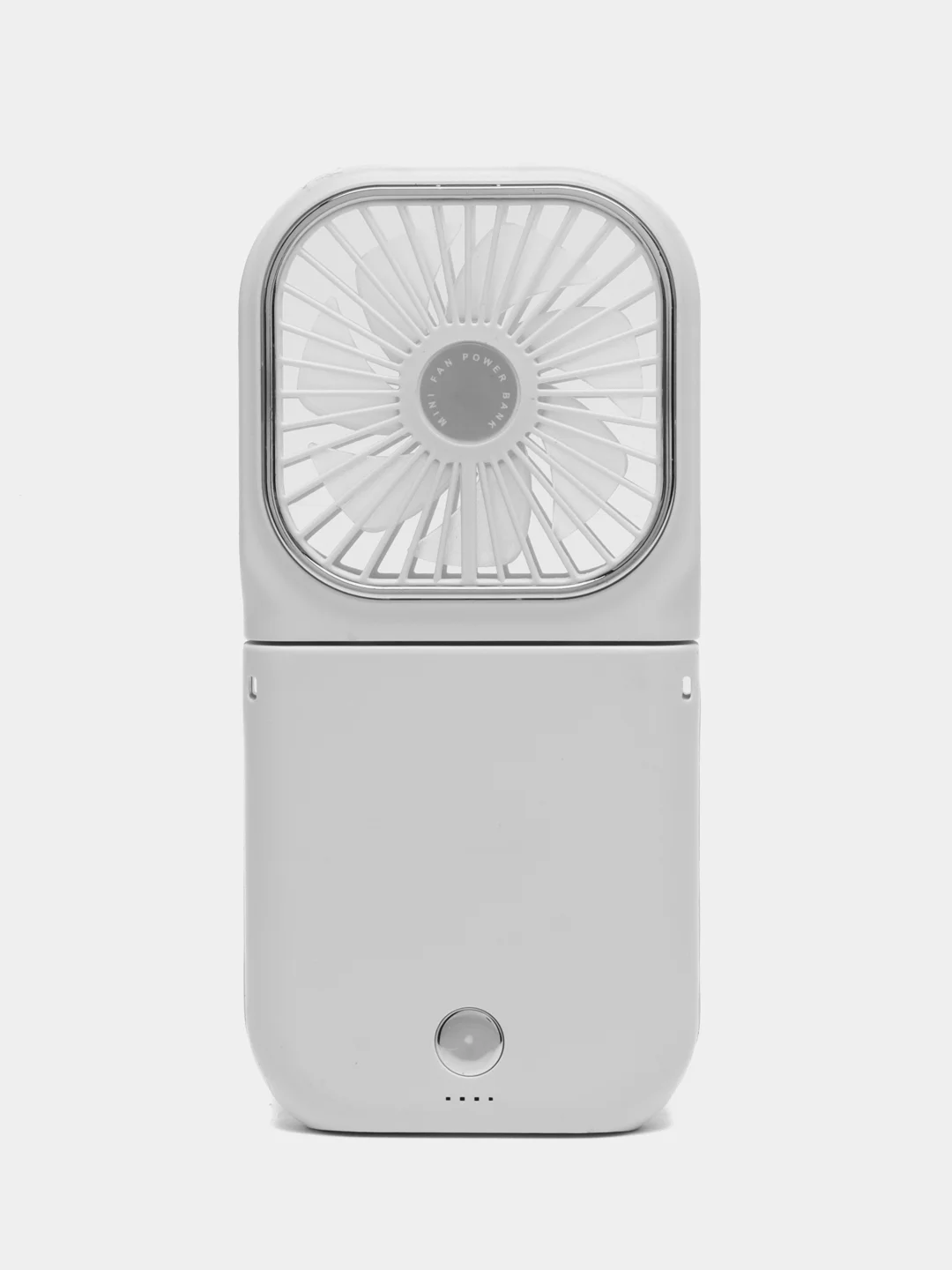 Белый вентилятор портативный, ручной, настольный, карманный, Powerbank