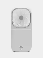 Белый вентилятор портативный, ручной, настольный, карманный, Powerbank