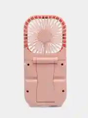 Розовый вентилятор портативный, ручной, настольный, карманный, Powerbank