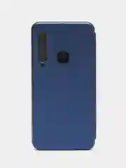 Синий чехол книжка Samsung J8/A8+/A7/S9/S20/NOTE8/J4/Y9/A12/J6+/S10/A22/M32/A5/A8/S8+/A40/A6/A80