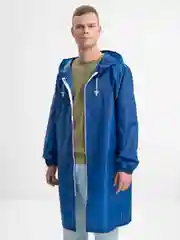 Синий дождевик мужской, женский, унисекс, Rainman Zip, ярко-синий