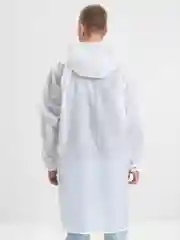 Белый дождевик мужской, женский, унисекс Rainman Zip, белый