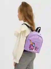 Сиреневый рюкзак для девочки