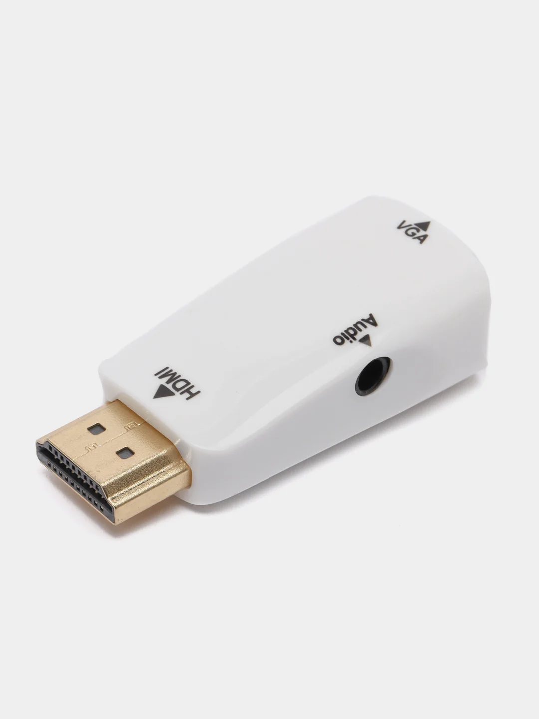 Портативный адаптер переходник конвертер HDMI - VGA с аудио выходом 3,5 mm